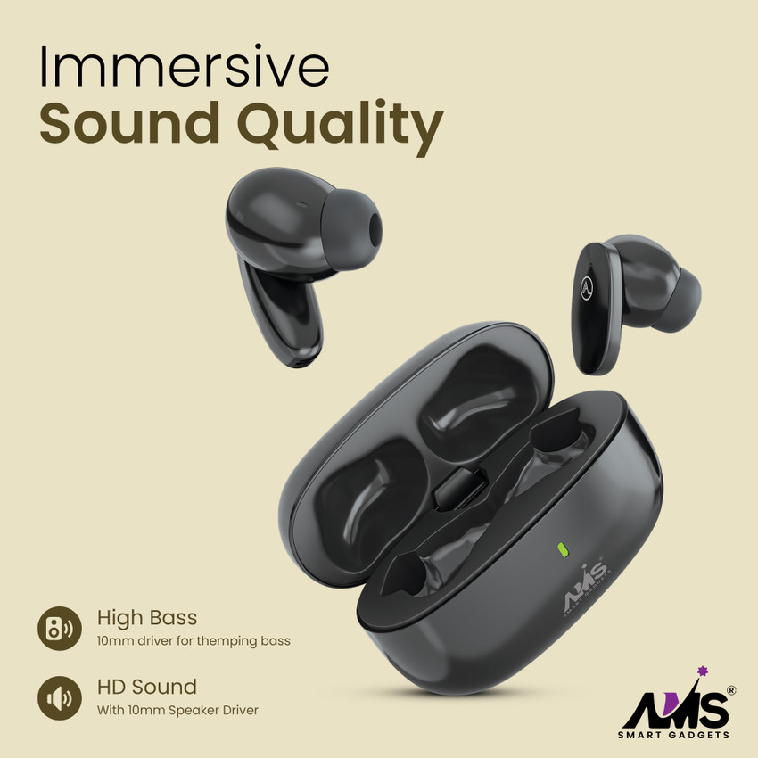 AMS X9 Ultra Wireless TWS Earbuds 40Hrs Playtime Deep Bass Type