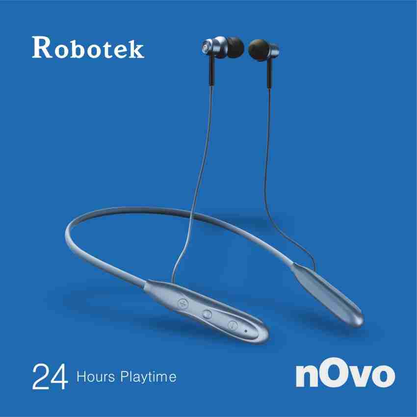 Robotek Novo 24 hours Playtime Suber Buss Bluetooth Headset Price