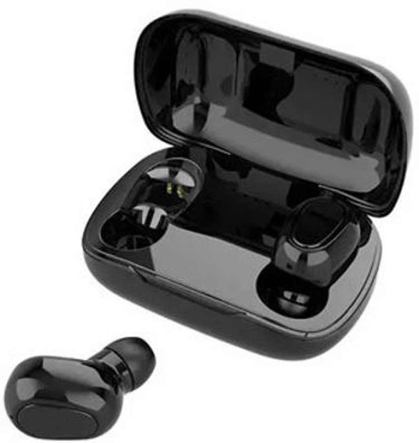 Nicxaa L21 Earbuds Air pods buds 5.0 Bluetooth Headset Black True Wireless Bluetooth Headset Price in India Buy Nicxaa L21 Earbuds Air pods buds 5.0 Bluetooth Headset Black True