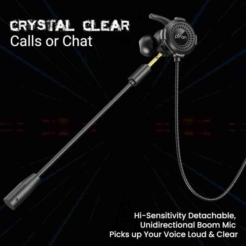 pTron Boom Buddy in-Ear Wired Earphones with Mic, Type-C Audio