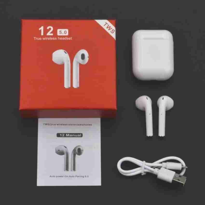 CUBES TWS 12 Twins Wireless Bluetooth Earbuds with Mic Bluetooth