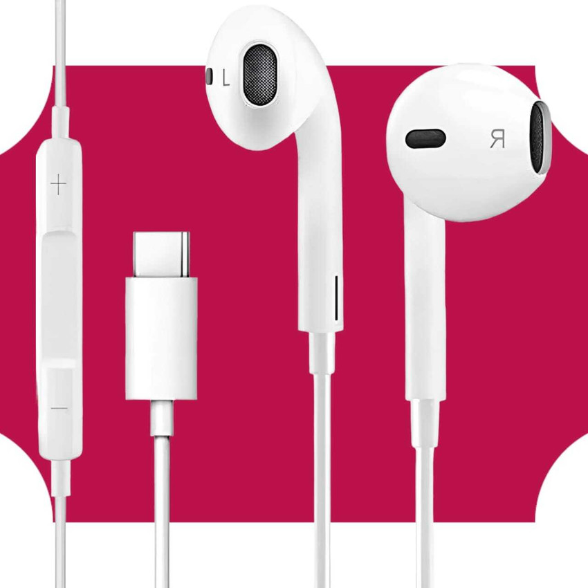 Bxeno Type C Handsfree with Mic for VIVO X80 Pro 5G V23 5G Y16 Y56
