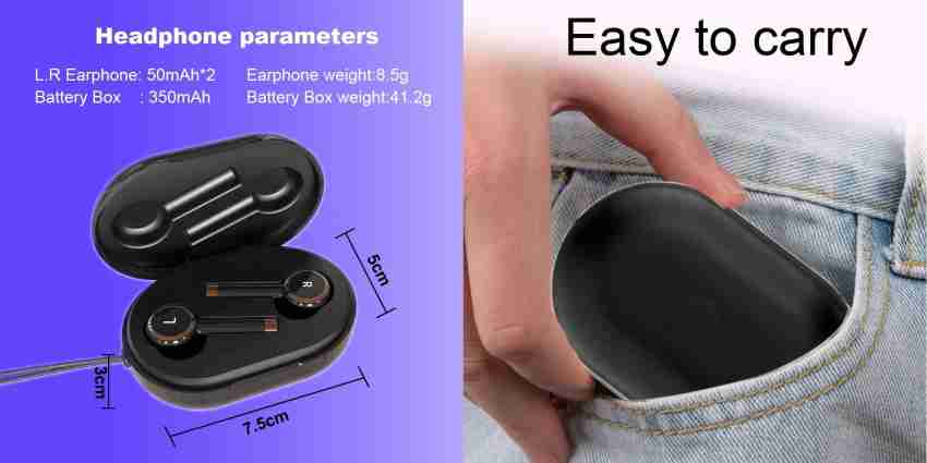 FANOSONS L2 True Wireless Twin Bluetooth Earbuds with Charging