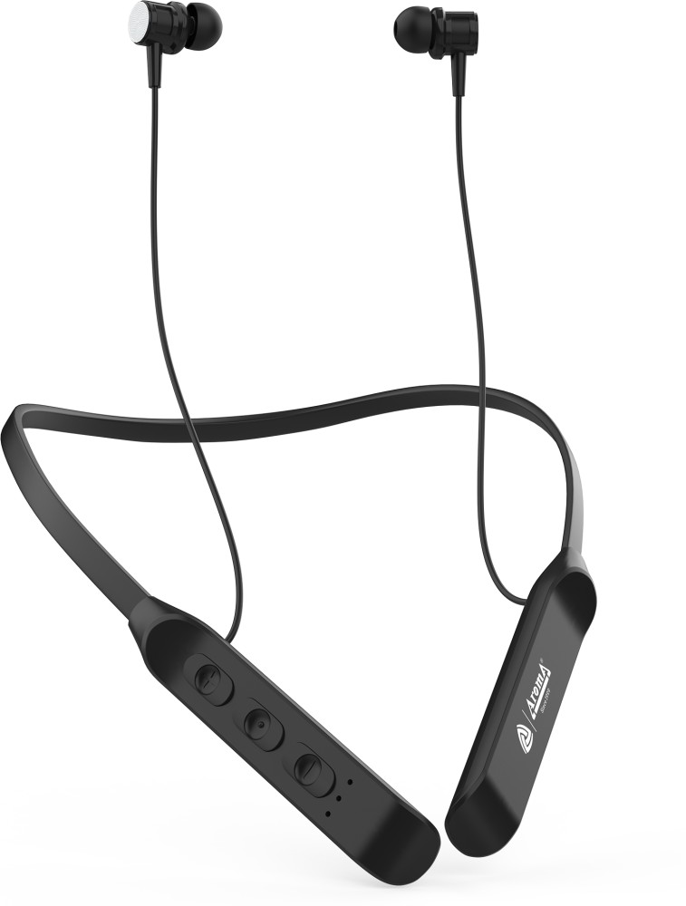 Aroma NB120 Tehalka 40 Hours Playing Time Dual Pairing Bluetooth Neckband Earphone Bluetooth Headset Price in India Buy Aroma NB120 Tehalka 40 Hours Playing Time Dual Pairing Bluetooth Neckband Earpho...