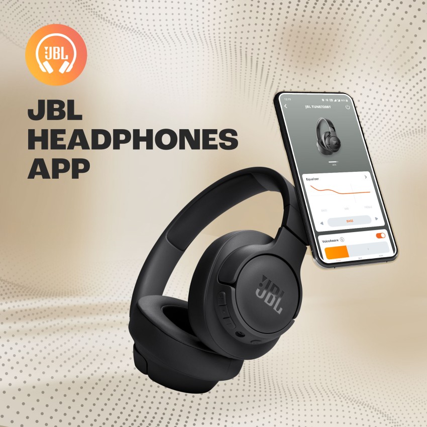 JBL Tune 720BT 76Hr Playtime, Pure Bass, Quick Charge, Multi Connect,  Bluetooth 5.3 Bluetooth Headset