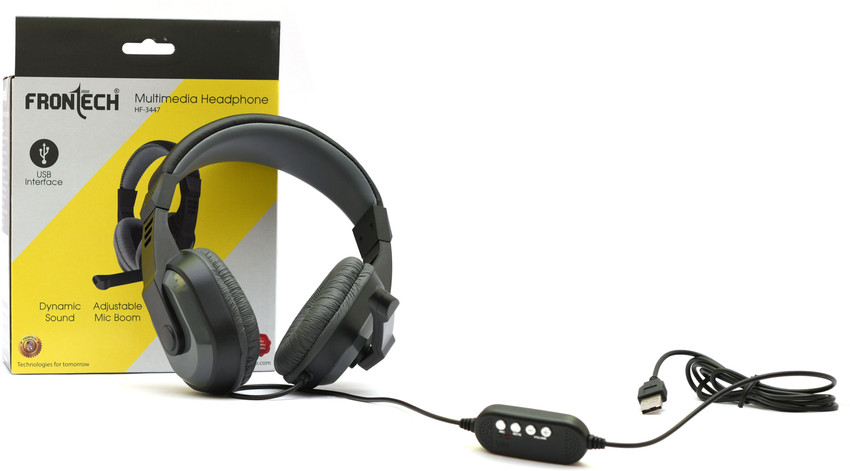Frontech headphones with mic for pc on sale