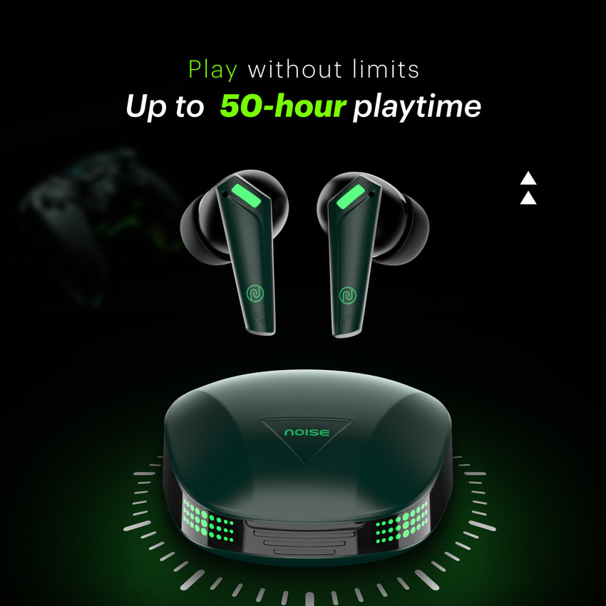 Noise Buds Combat Z with 50 Hours Playtime, Ultra-low Latency(35ms), Quad Mic ENC Bluetooth Noise Buds Combat Z with 50 Hours Playtime, Ultra-low Latency(35ms), Quad Mic ENC Bluetooth