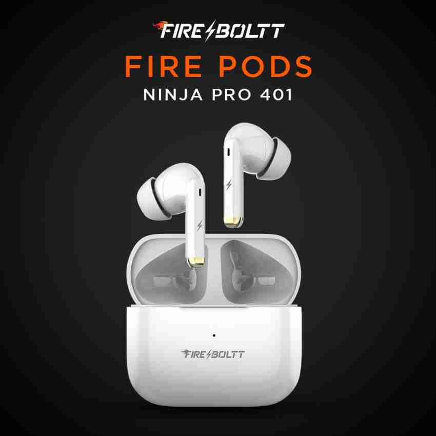 Fire Pods Ninja Pro 401 with 30 hours Playtime & Smart Touch – Fire-Boltt