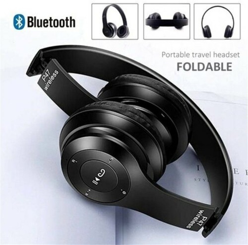 Tunifi P47 Headphone HiFi Stereo Foldable with FM SD Card Slot