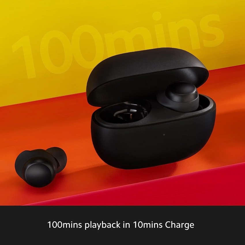 Buy Redmi Buds 3 Lite M2110E1 TWS Earbuds with Environmental Noise  Cancellation (IP54 Dust & Splash Resistant, 18 Hours Playback, Black)  Online – Croma