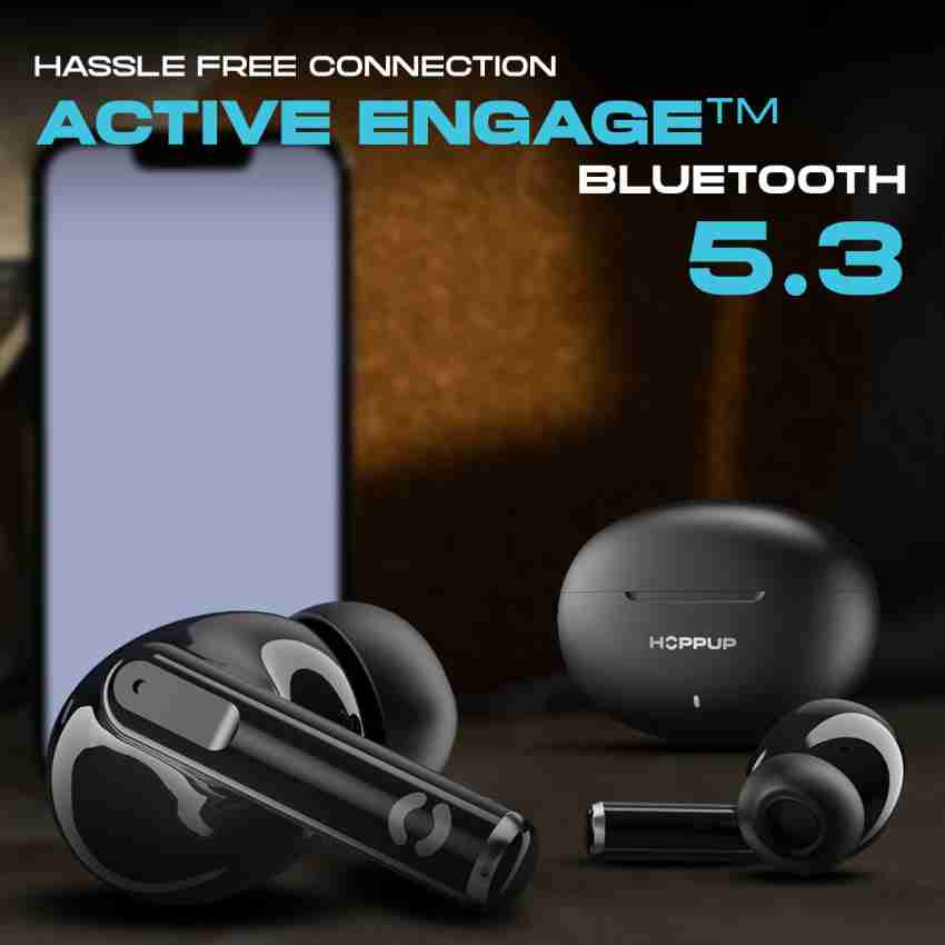 HOPPUP AirDoze S40 Earbuds with 13MM Drivers 40H Playtime Rage