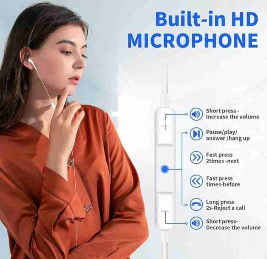 Bxeno Type C Handsfree with Mic for POCO F1 X3 Pro F4 GT 5G M2 Pro C40 M3 Pro M3 21 Wired Price in India Buy Bxeno Type C Handsfree with Mic for POCO F1 X3 Pro F4 GT 5G M2