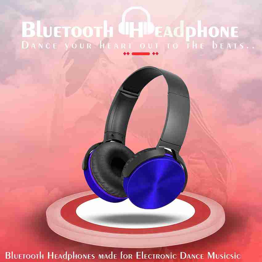 Techobucks 450 BT On Ear Wireless Portable Thumping Bass Gaming