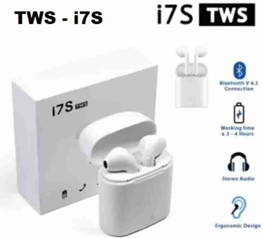 Earphone bluetooth i7s tws sale