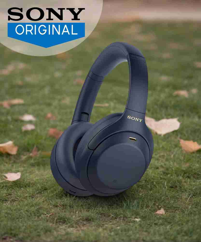 Sony WH-1000XM4 Bluetooth NFC Headphones sale Blue ONLY