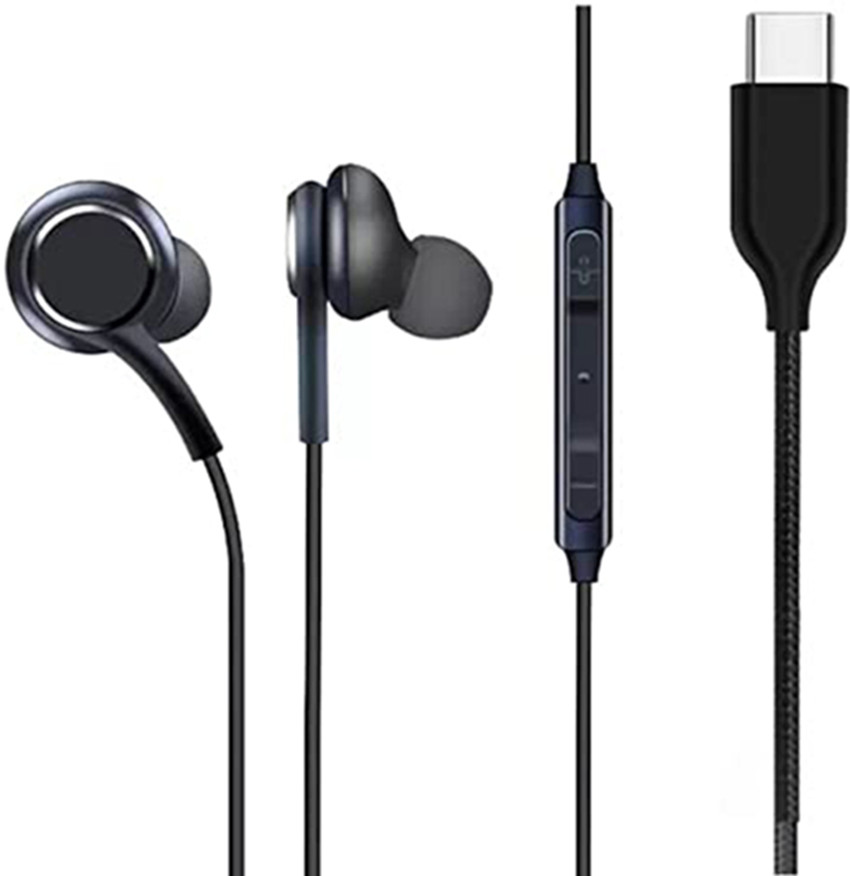 XAZE AKG Type C Handsfree with Microphone and Volume Buttons For