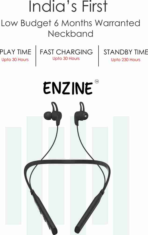 Enzine Primo 007 India s First low budget Warranted Neckband Fast