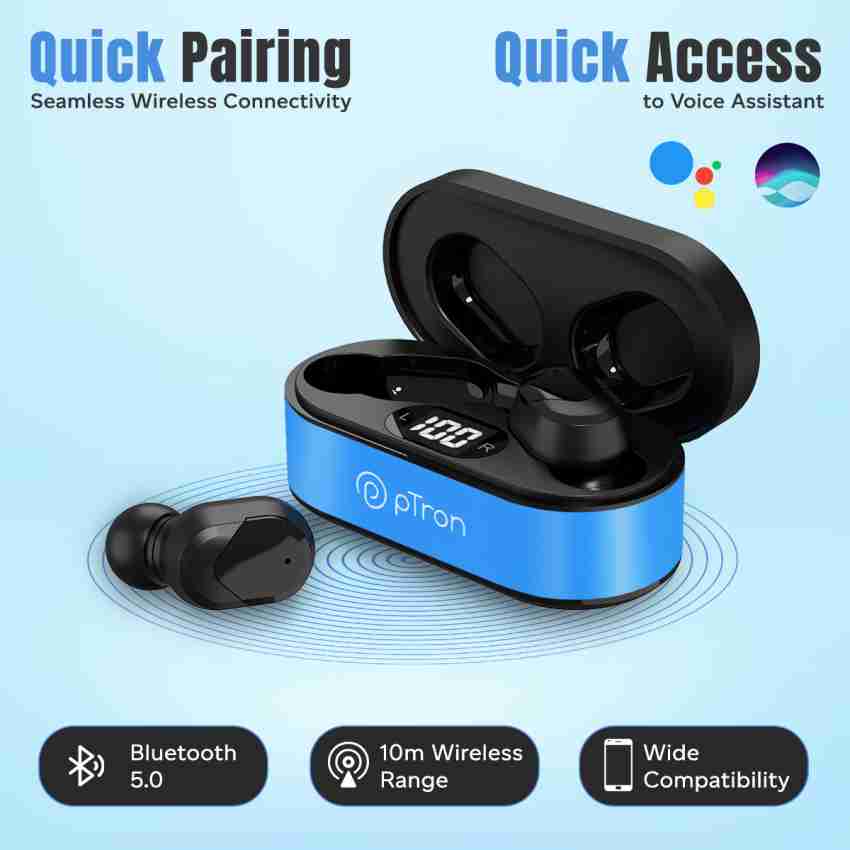 PTron Bassbuds Indie Bluetooth Headset Price in India Buy PTron