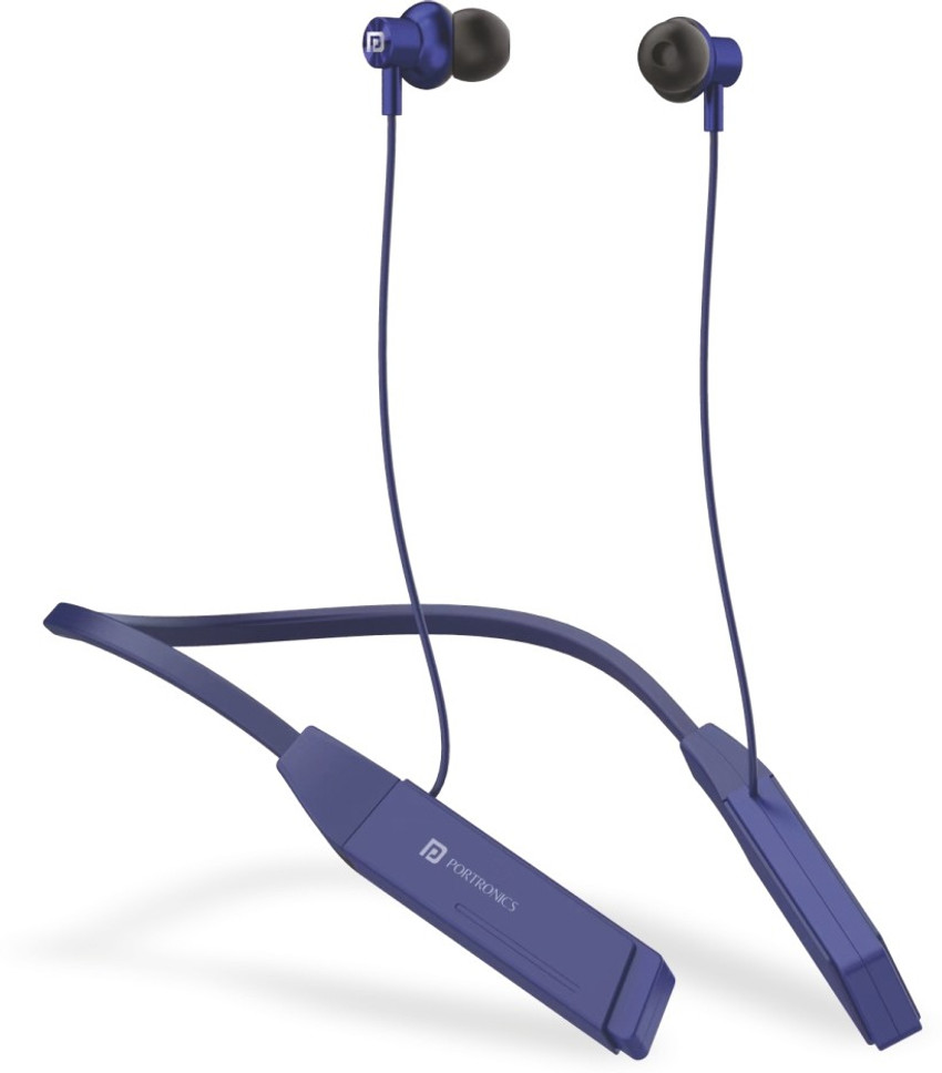 Portronics Harmonics Z2 Wireless Neckband 30Hrs Playtime ENC Mic