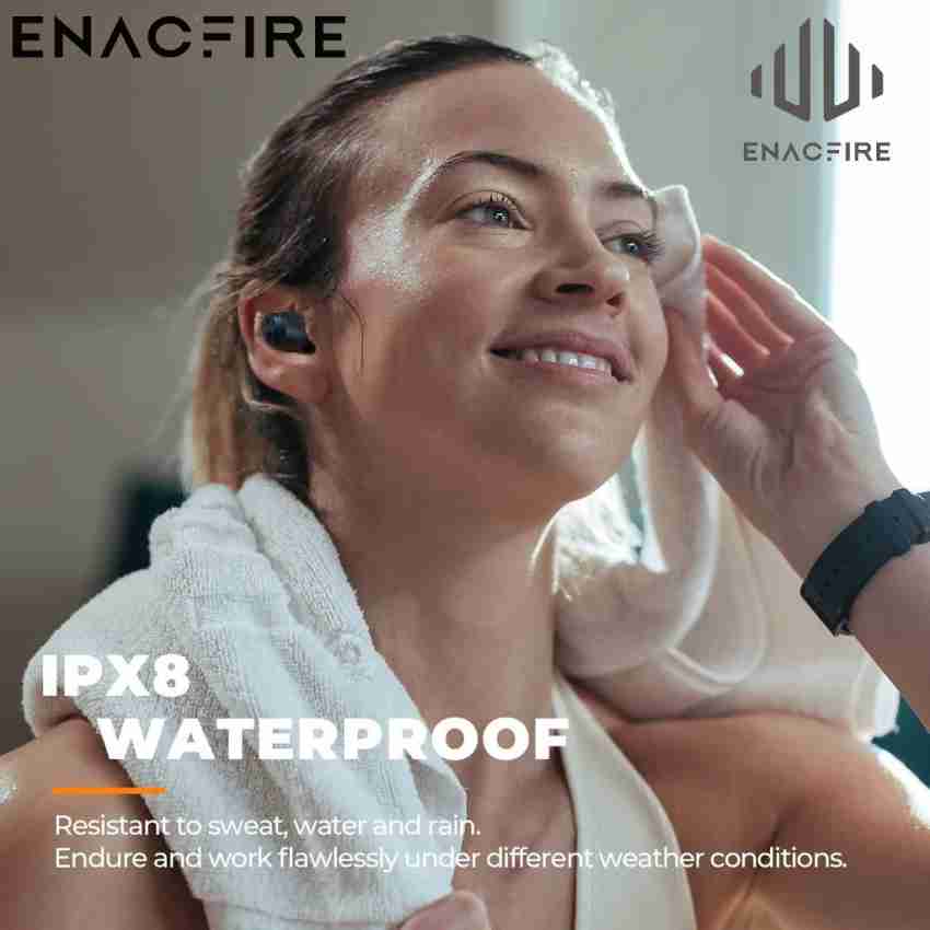 Enacfire TWS E75 HEADPHONES BLUETOOTH EARBUDS Earphone with Mic Headphone Bluetooth Bluetooth Headset