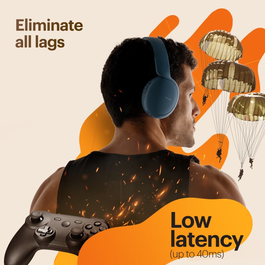 Headphones with low discount latency