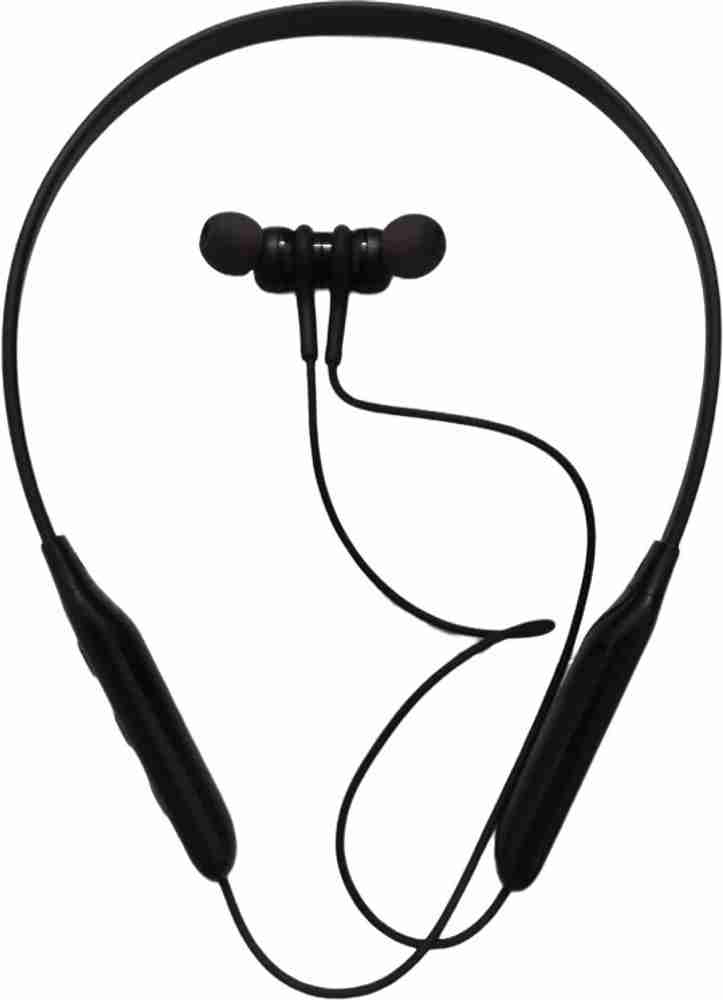 EX5 Premium Black Wireless Neckband with Type C charger Bluetooth