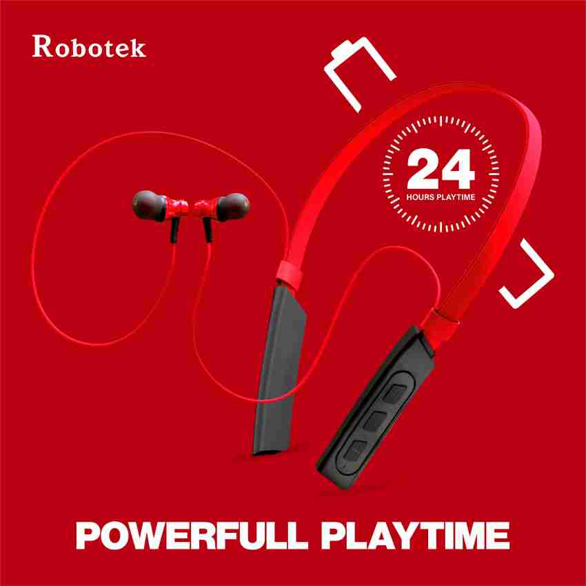 Robotek Veer 24 Hours Playtime Super Bass Bluetooth Headset Price