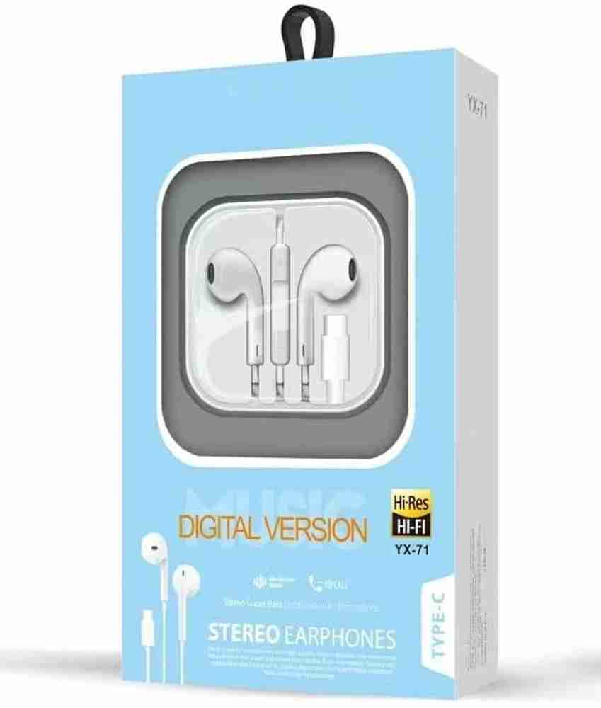 ASTOUND X12 Type C Wire Control Headset Earphone Wired Gaming