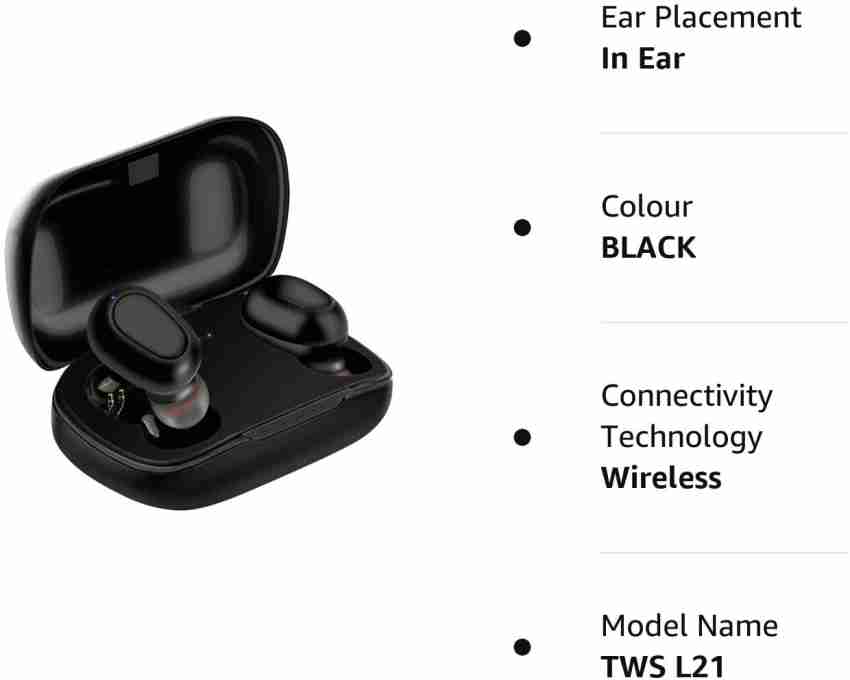 Tunifi L21 Earbuds Unbeatable 40H Playtime ASAP Charge V5.1 AI