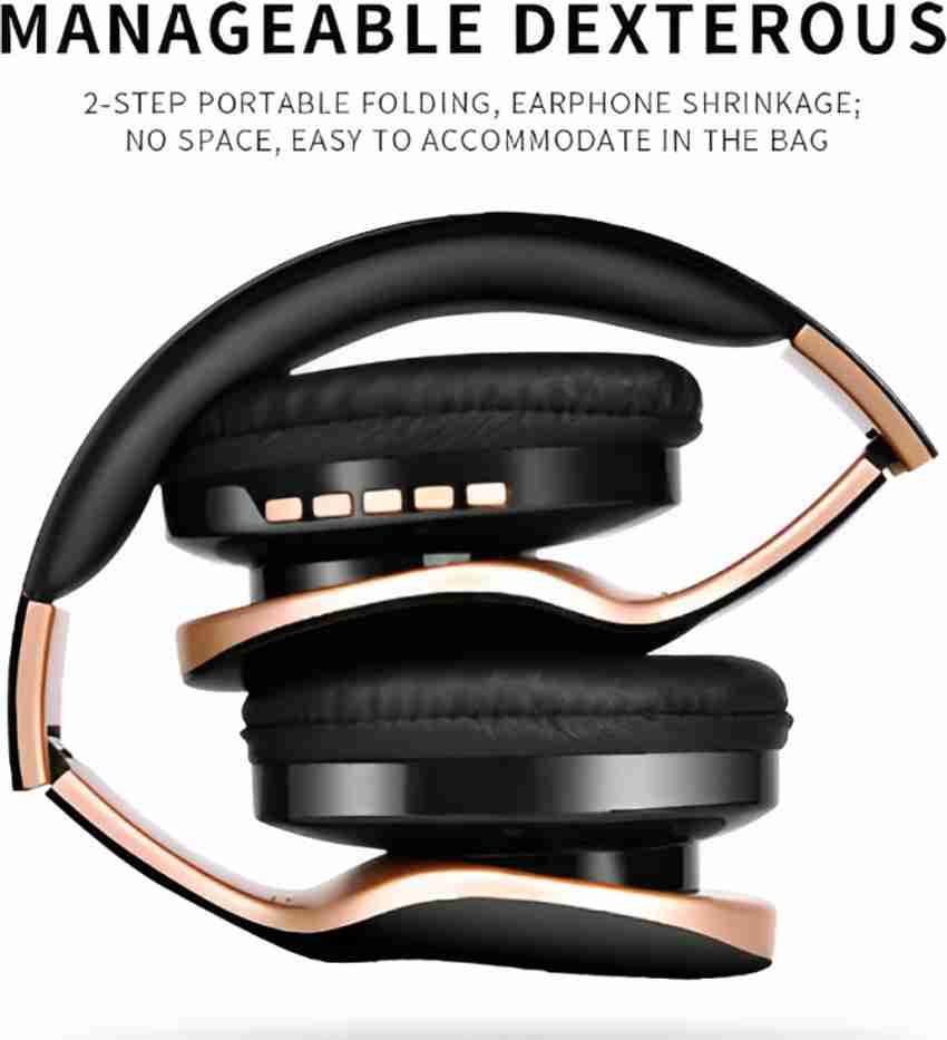 Folding deals stereo headphones