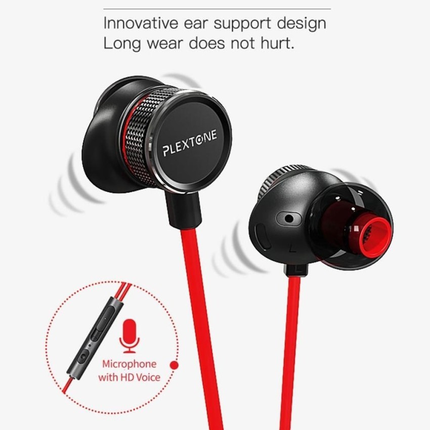 Plextone G15 Red Wired Gaming Cool Sound Other Voice Cancellation