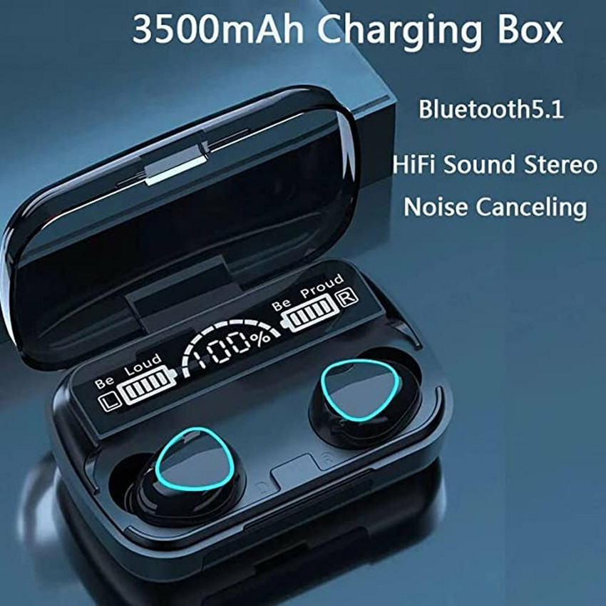 Bluetooth earbuds 2025 with power bank