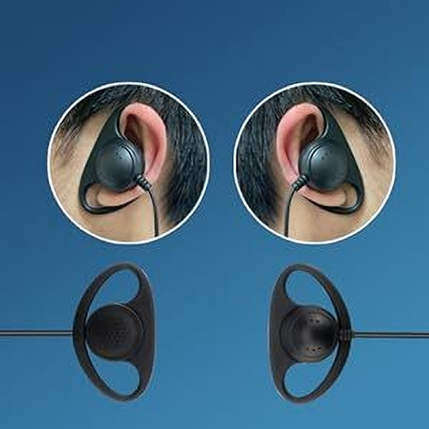 Artek 2 Pin D Type Headset Earpiece for Baofeng uv5r bf 888s uv 82