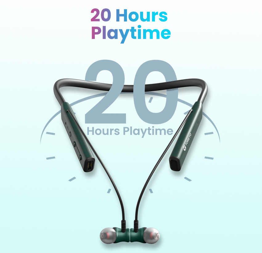 Toreto Beta Lite Wireless ENC Noise Cancelling Type C Fast