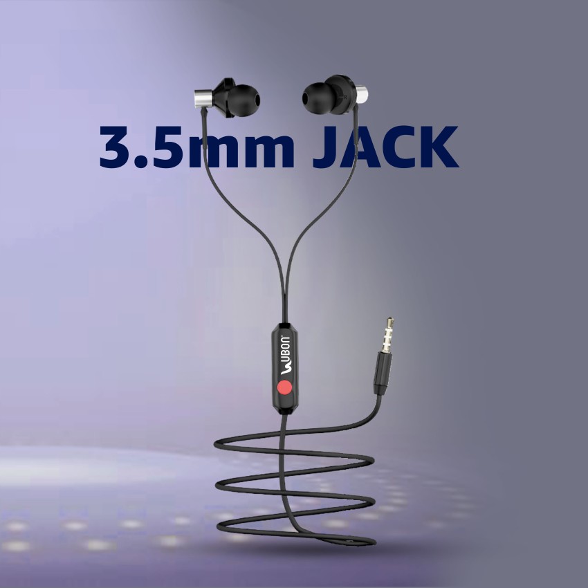 Ubon BIG DADDY BASS EARPHONE WITH MIC Wired Headset Price in India