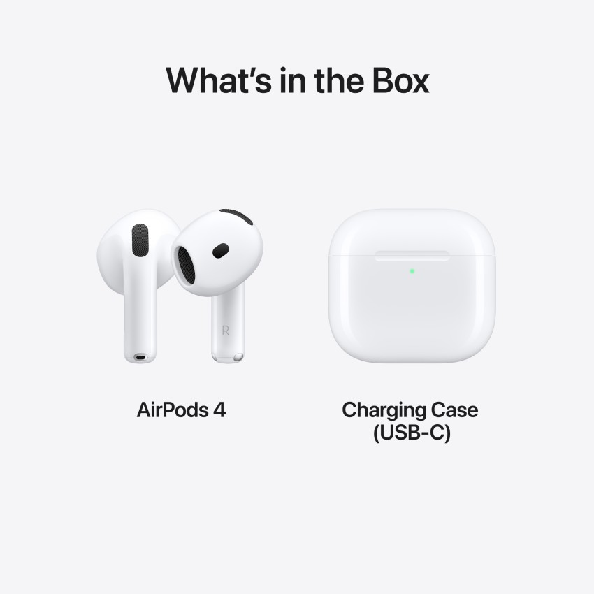 Apple AirPods 4 Bluetooth Price in India Buy Apple AirPods 4 Bluetooth Online Apple Flipkart