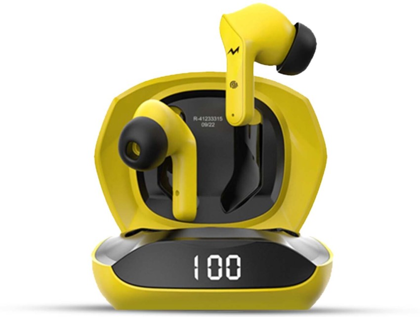 Yellow bluetooth online earbuds