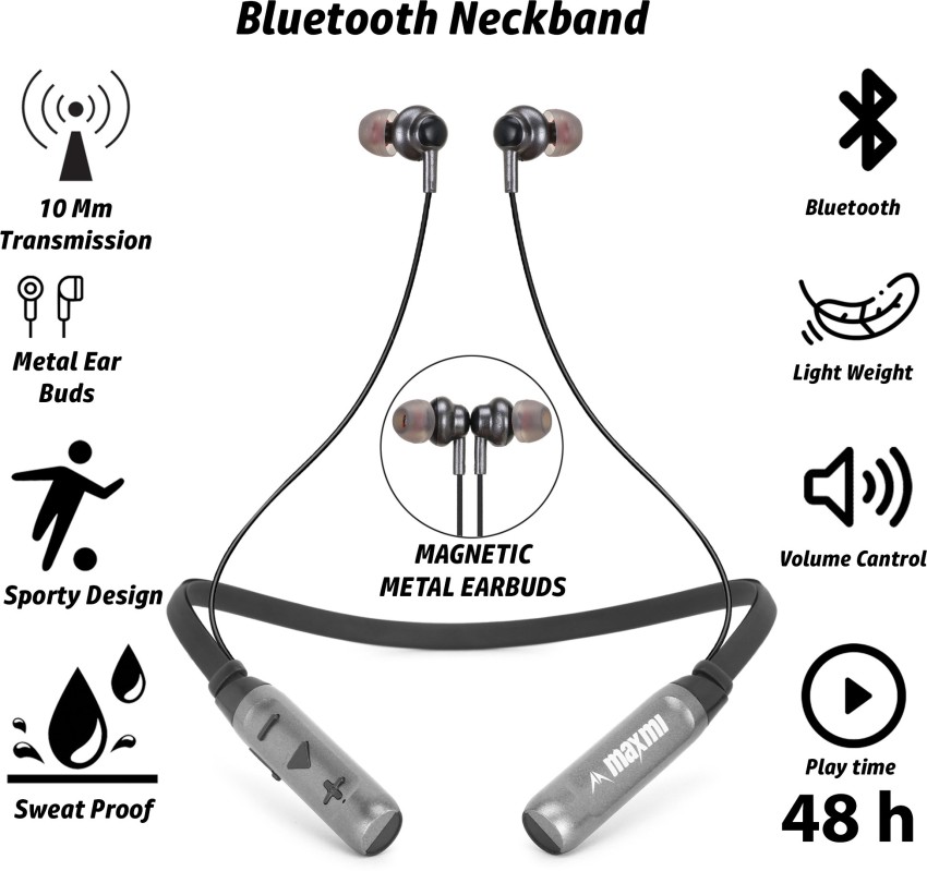 M8 neckband bluetooth discount earphone