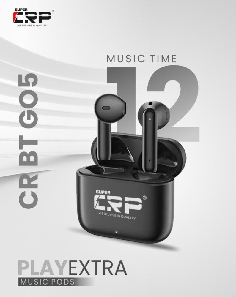 Super CRP CR BT G05 hard bass wireless Bluetooth Earbuds Bluetooth