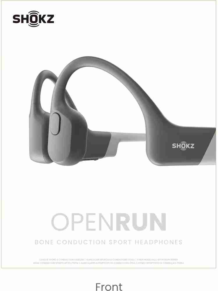 SHOKZ OpenRun (AfterShokz Aeropex) OpenEar Bluetooth Bone Conduction