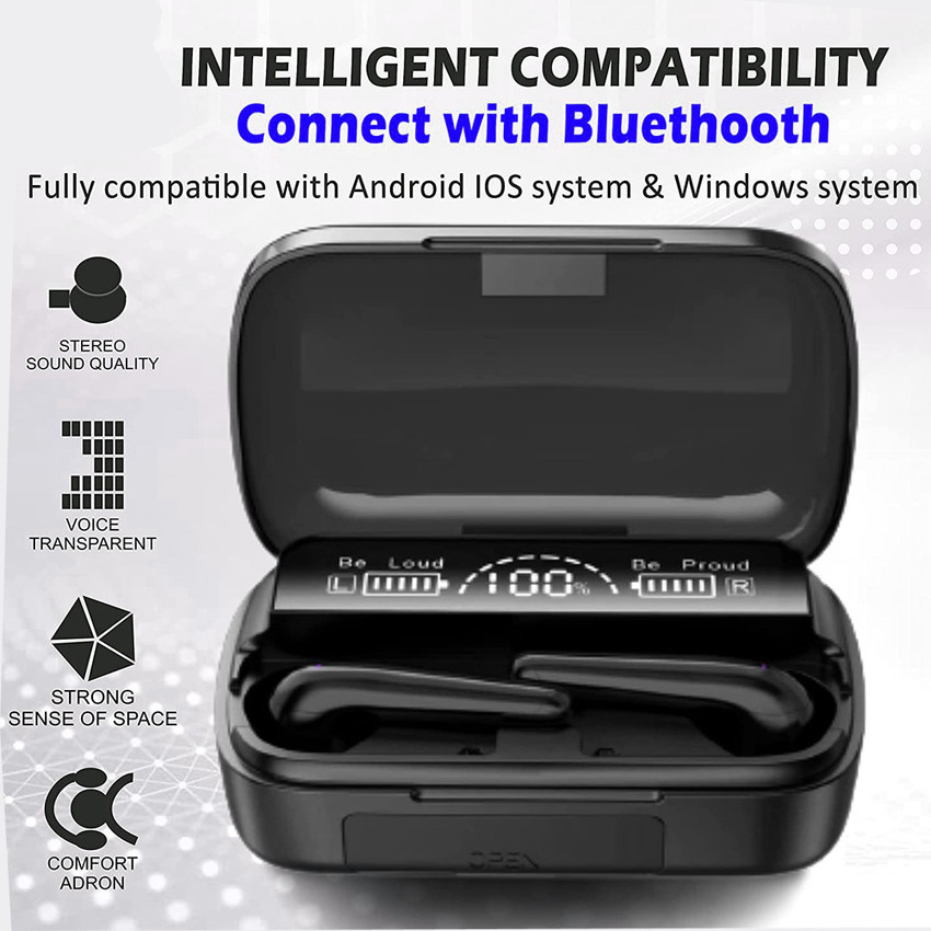 TROST New Shape M11 TWS with PowerBank 48H Playtime heavy bass TWS Bluetooth Price in India Buy TROST New Shape M11 TWS with PowerBank 48H Playtime heavy bass TWS Bluetooth Online