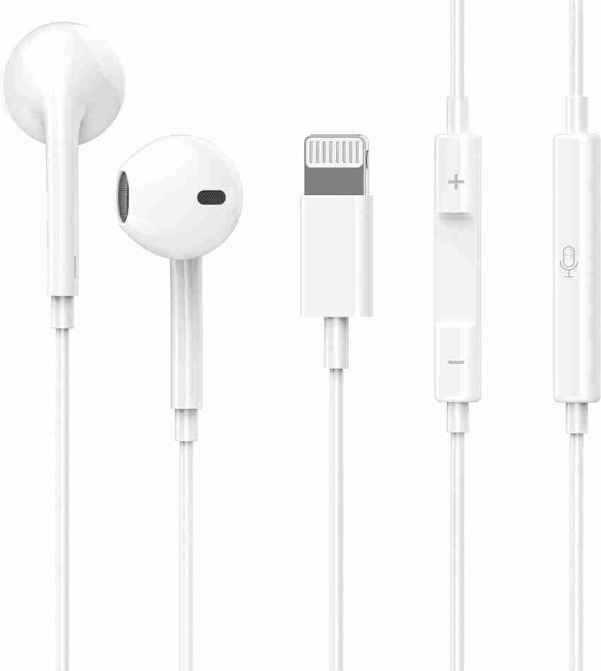 Lightning headphones online with microphone