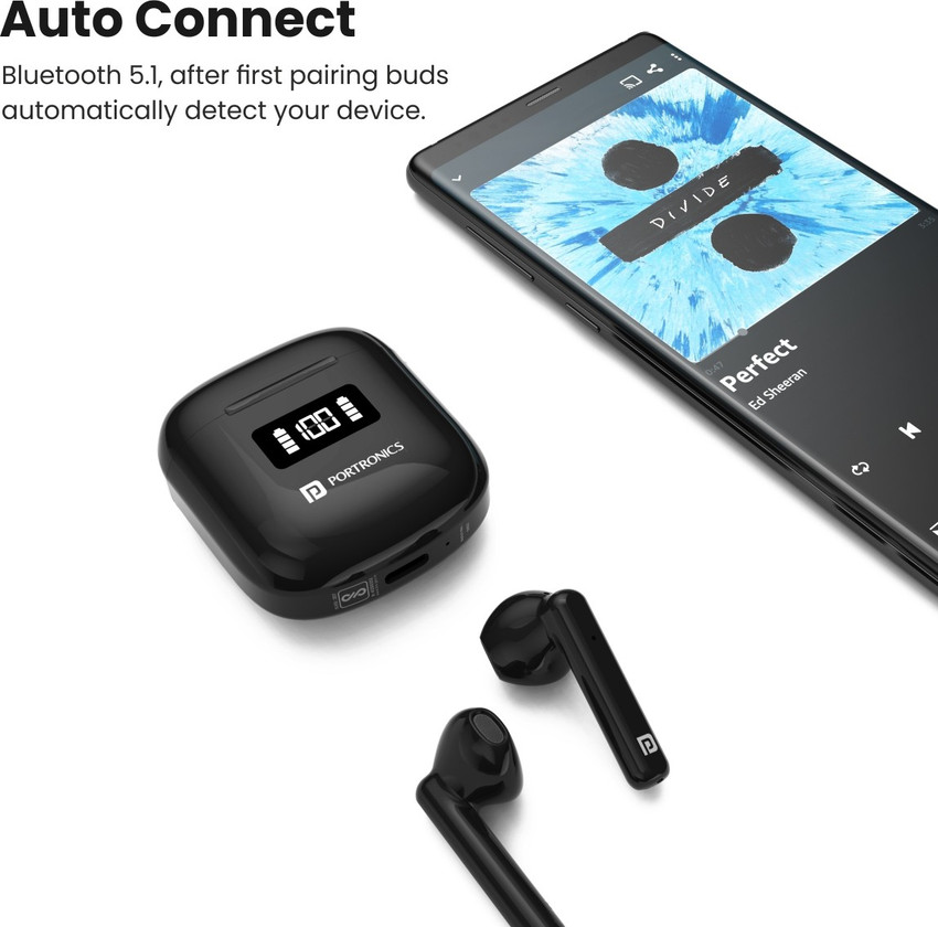 Portronics bluetooth 2025 earbud