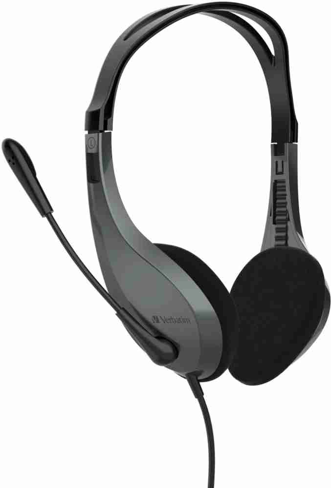 Verbatim Multimedia Headset with Microphone 3.5mm jack Wired