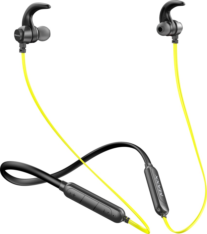 MAXX NX10 upto 25Hrs Playtime Dual Pairing Wireless Headset In Ear