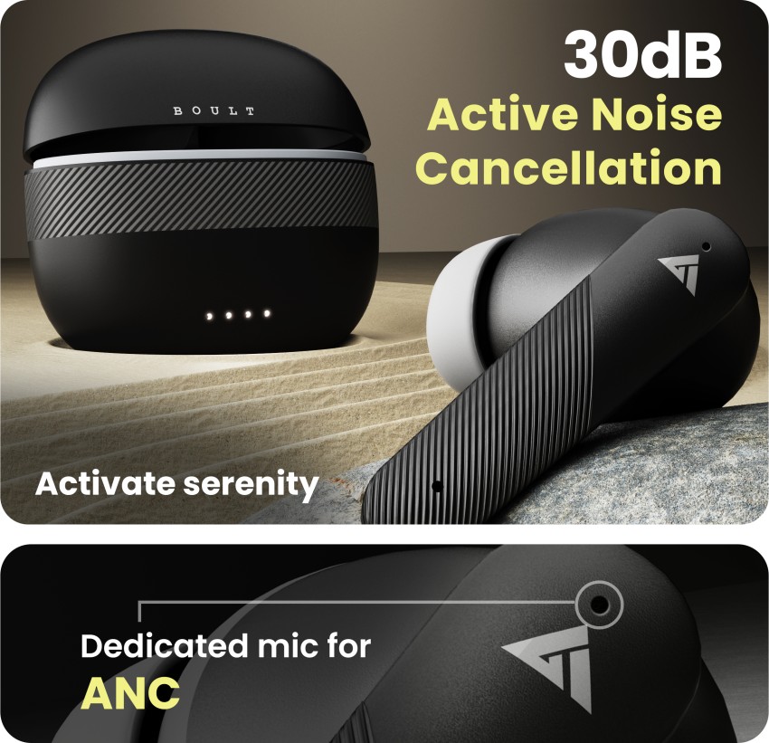 Active noise cancellation with dedicated online mic