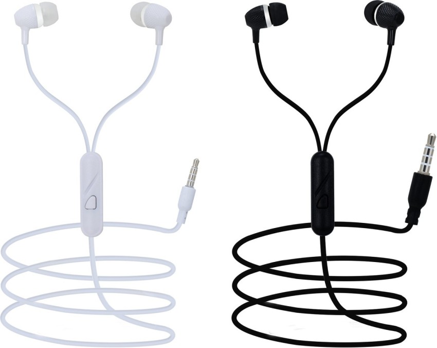 MYRA Boom Bass Combo Wired Earphone with Mic 2pcs inside Flipkart