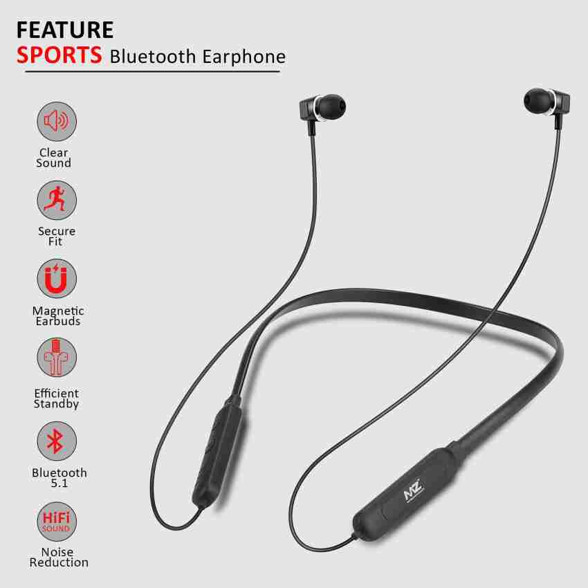 Neckband wireless best sale bluetooth earphones