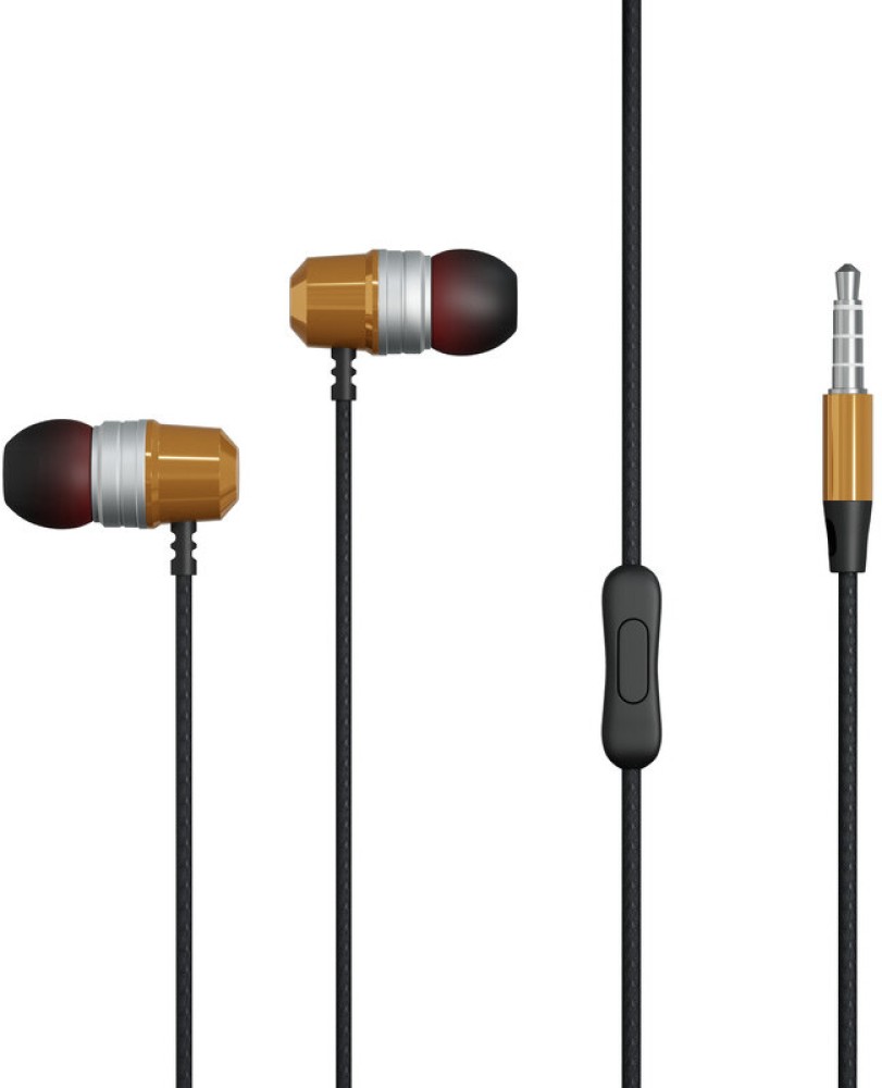 AJ CREATIVE Wired Headphones Dynamic Bass Earphones with In Line