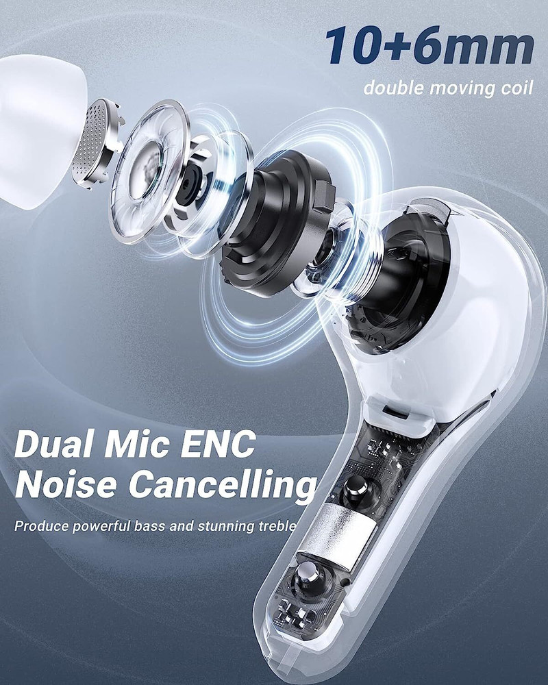 Chaebol TWS Earbuds with Ergonomic Design 24hrs Playtime Sweat